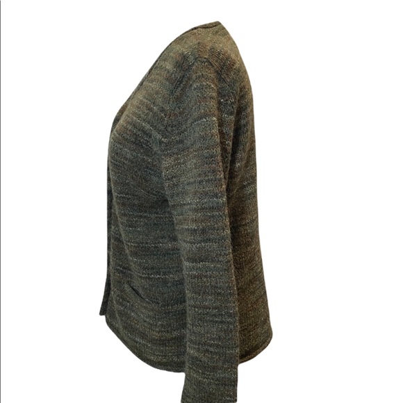 Evan Piccone Green and Brown Cardigan S - Picture 5 of 9